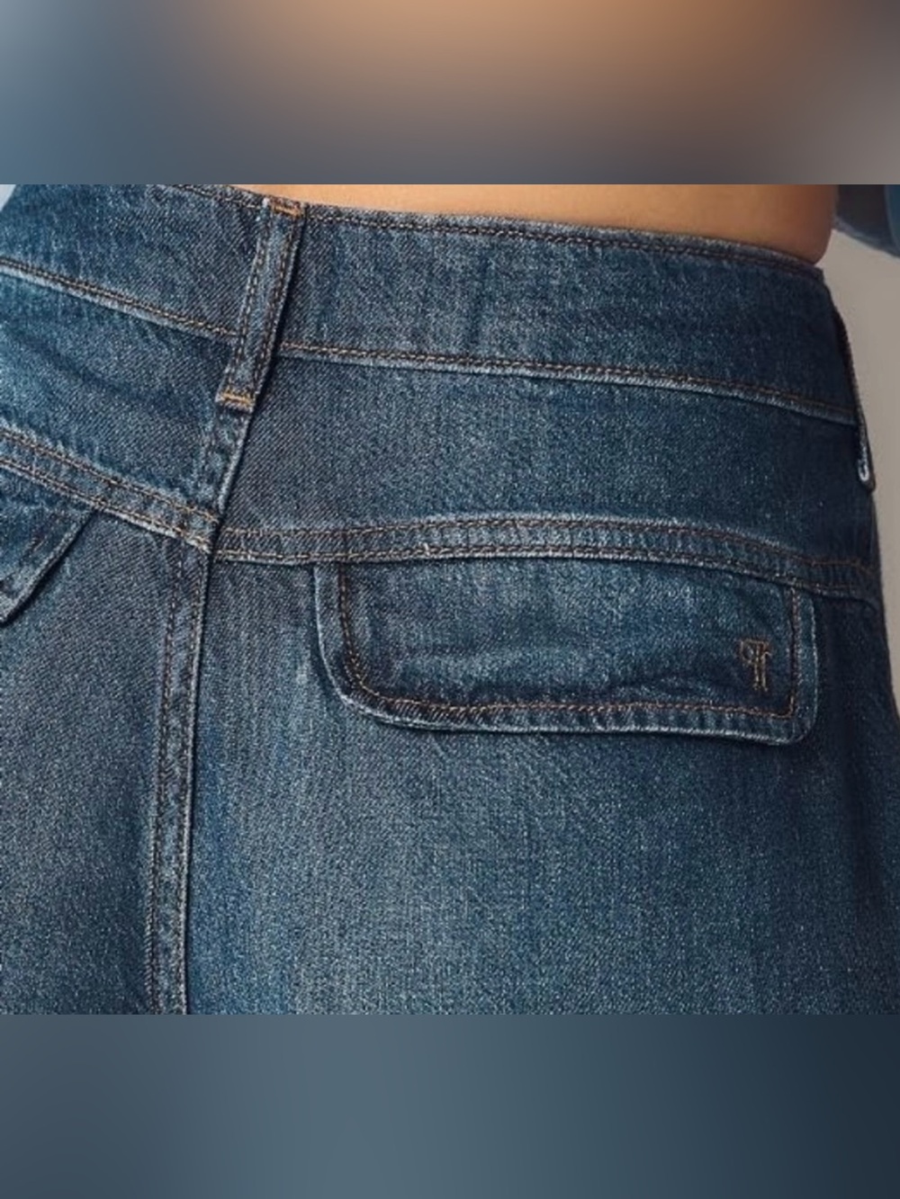 Anthropology Pilcro High Rise Wide Leg Blue Jeans - Picture 3 of 9